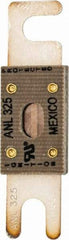 Cooper Bussmann - 325 Amp Non-Time Delay Fast-Acting Forklift & Truck Fuse - 125VAC, 80VDC, 3.18" Long x 0.75" Wide, Littelfuse CNL325, Bussman ANL-325, Ferraz Shawmut CNL325 - Makers Industrial Supply