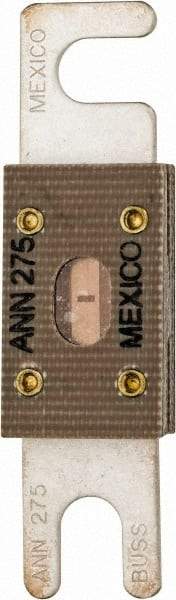 Cooper Bussmann - 275 Amp Non-Time Delay Fast-Acting Forklift & Truck Fuse - 125VAC, 80VDC, 3.18" Long x 0.75" Wide, Littelfuse CNN275, Bussman ANN-275, Ferraz Shawmut CNN275 - Makers Industrial Supply