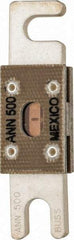 Cooper Bussmann - 500 Amp Non-Time Delay Fast-Acting Forklift & Truck Fuse - 125VAC, 80VDC, 3.18" Long x 0.75" Wide, Littelfuse CNN500, Bussman ANN-500, Ferraz Shawmut CNN500 - Makers Industrial Supply