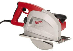 Milwaukee Tool - 13 Amps, 8" Blade Diam, 3,700 RPM, Electric Circular Saw - 120 Volts, 1.75 hp, 15' Cord Length, 5/8" Arbor Hole, Right Blade - Makers Industrial Supply