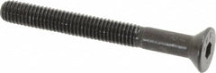 Value Collection - #10-32 UNF Hex Socket Drive, 82° Flat Screw - Alloy Steel, Black Oxide Finish, Partially Threaded, 1-3/4" OAL - Makers Industrial Supply