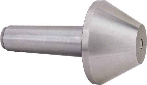 Riten - MT6 Taper Shank, 6-1/2" Head Diam Live Center - 4-5/16" Head Length, 3" Point Diam, 4-15/16" Point Len, 4,800 Lb Max Workpc, Bull Nose Point - Makers Industrial Supply