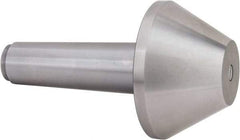 Riten - MT6 Taper Shank, 6-1/2" Head Diam Live Center - 4-5/16" Head Length, 3" Point Diam, 4-15/16" Point Len, 4,800 Lb Max Workpc, Bull Nose Point - Makers Industrial Supply