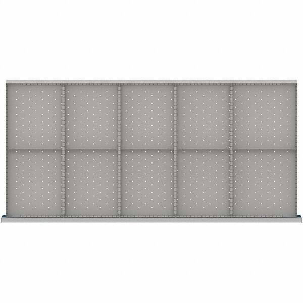 LISTA - 10-Compartment Drawer Divider Layout for 3.15" High Drawers - Makers Industrial Supply