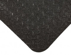 Wearwell - 3' Long x 2' Wide, Dry Environment, Anti-Fatigue Matting - Black, Vinyl with Nitrile Blend Base, Beveled on 4 Sides - Makers Industrial Supply