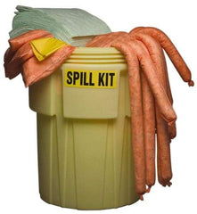 PRO-SAFE - Hazardous Materials Spill Kit - 95 Gal Polyethylene Overpack Container - Makers Industrial Supply