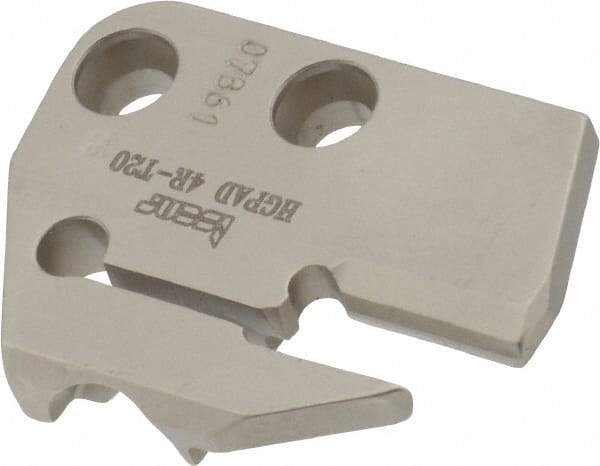 Iscar - 4 to 4.76mm Groove Width, 20mm Max Depth of Cut, Right Hand Cut, HGPAD Indexable Grooving Blade - DGN 4, GRIP 4.. Insert Style, Series Heli-Grip - Makers Industrial Supply