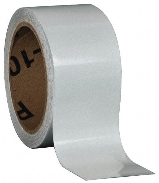 NMC - White Solid Color Vinyl Tape - 2" Wide x 30' Long x 0.002" Thick, General Traffic - Makers Industrial Supply