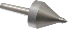 Riten - MT2 Taper Shank, 2-1/4" Head Diam 330 Lb Capacity Live Center - 5,000 Max RPM, 3-3/16" Head Length, 1/2" Point Diam, 3/4" Point Len, 330 Lb Max Workpc, 3-3/16" OAL, Pipe Nose Point - Makers Industrial Supply