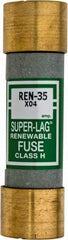 Cooper Bussmann - 250 VAC, 35 Amp, Time Delay Renewable Fuse - Fuse Holder Mount, 76.2mm OAL, 10 (RMS) kA Rating, 20.6mm Diam - Makers Industrial Supply