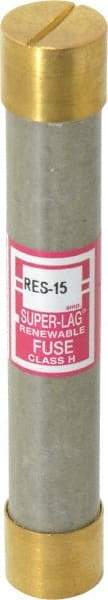 Cooper Bussmann - 600 VAC, 15 Amp, Time Delay Renewable Fuse - Fuse Holder Mount, 127mm OAL, 10 (RMS) kA Rating, 13/16" Diam - Makers Industrial Supply