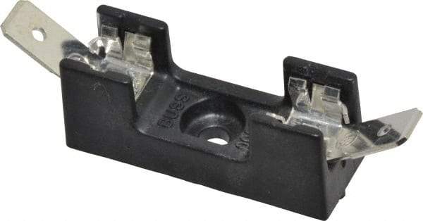 Cooper Bussmann - 1 Pole, 300 VAC/VDC, 30 Amp, Bolt-in Fuse Block - 1/4 Inch Diameter x 1-1/4 Inch Fuse Length, 2 Inch Long x 12.7mm Wide x 14.3mm High Block, 266°F - Makers Industrial Supply