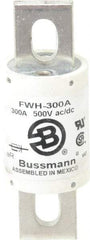 Cooper Bussmann - 500 VAC/VDC, 300 Amp, Fast-Acting Semiconductor/High Speed Fuse - Bolt-on Mount, 4-11/32" OAL, 200 (RMS Symmetrical), 50 at DC kA Rating, 1-1/2" Diam - Makers Industrial Supply