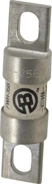 Cooper Bussmann - 500 VAC/VDC, 35 Amp, Fast-Acting Semiconductor/High Speed Fuse - Bolt-on Mount, 3-3/16" OAL, 200 (RMS Symmetrical), 50 at DC kA Rating, 13/16" Diam - Makers Industrial Supply