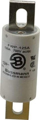 Cooper Bussmann - 700 VAC/VDC, 125 Amp, Fast-Acting Semiconductor/High Speed Fuse - Stud Mount Mount, 5-3/32" OAL, 200 (RMS), 50 at DC kA Rating, 1-1/2" Diam - Makers Industrial Supply