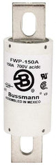 Cooper Bussmann - 700 VAC/VDC, 150 Amp, Fast-Acting Semiconductor/High Speed Fuse - Stud Mount Mount, 5-3/32" OAL, 200 (RMS), 50 at DC kA Rating, 1-1/2" Diam - Makers Industrial Supply