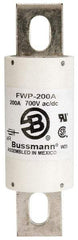 Cooper Bussmann - 700 VAC/VDC, 200 Amp, Fast-Acting Semiconductor/High Speed Fuse - Stud Mount Mount, 5-3/32" OAL, 200 (RMS), 50 at DC kA Rating, 1-1/2" Diam - Makers Industrial Supply