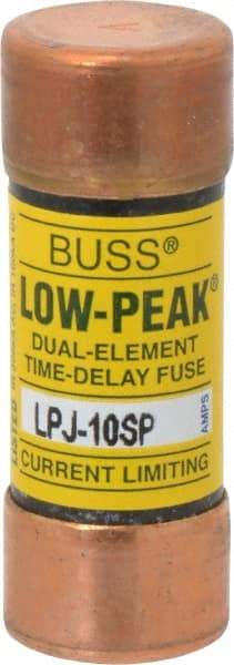 Cooper Bussmann - 300 VDC, 600 VAC, 10 Amp, Time Delay General Purpose Fuse - Fuse Holder Mount, 2-1/4" OAL, 100 at DC, 300 at AC (RMS) kA Rating, 13/16" Diam - Makers Industrial Supply