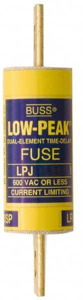 Cooper Bussmann - 300 VDC, 600 VAC, 350 Amp, Time Delay General Purpose Fuse - Bolt-on Mount, 7-1/8" OAL, 100 at DC, 300 at AC (RMS) kA Rating, 2" Diam - Makers Industrial Supply