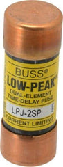 Cooper Bussmann - 300 VDC, 600 VAC, 2 Amp, Time Delay General Purpose Fuse - Fuse Holder Mount, 2-1/4" OAL, 100 at DC, 300 at AC (RMS) kA Rating, 13/16" Diam - Makers Industrial Supply