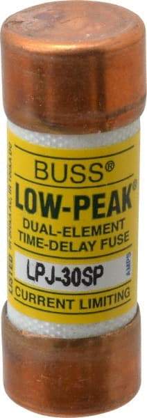 Cooper Bussmann - 300 VDC, 600 VAC, 30 Amp, Time Delay General Purpose Fuse - Fuse Holder Mount, 2-1/4" OAL, 100 at DC, 300 at AC (RMS) kA Rating, 13/16" Diam - Makers Industrial Supply