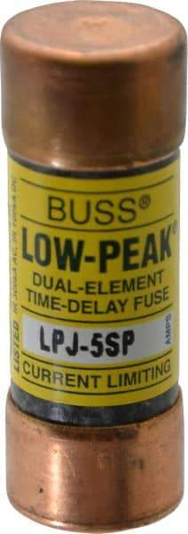 Cooper Bussmann - 300 VDC, 600 VAC, 5 Amp, Time Delay General Purpose Fuse - Fuse Holder Mount, 2-1/4" OAL, 100 at DC, 300 at AC (RMS) kA Rating, 13/16" Diam - Makers Industrial Supply