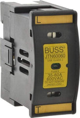 Cooper Bussmann - 1 Pole, 600 VAC/VDC, 60 Amp, DIN Rail Mount Fuse Holder - Compatible with J Class, 1.52 Inch Wide Fuse - Makers Industrial Supply