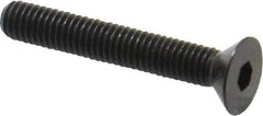 Holo-Krome - #10-32 UNF Hex Socket Drive, 82° Flat Screw - Alloy Steel, Black Oxide Finish, Fully Threaded, 1-1/4" OAL - Makers Industrial Supply