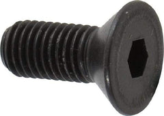 Holo-Krome - 1/4-28 UNF Hex Socket Drive, 82° Flat Screw - Alloy Steel, Black Oxide Finish, Fully Threaded, 5/8" OAL - Makers Industrial Supply