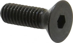 Holo-Krome - 5/16-18 UNC Hex Socket Drive, 82° Flat Screw - Alloy Steel, Black Oxide Finish, Fully Threaded, 1" OAL - Makers Industrial Supply