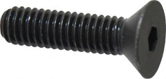 Holo-Krome - 5/16-18 UNC Hex Socket Drive, 82° Flat Screw - Alloy Steel, Black Oxide Finish, Fully Threaded, 1-1/4" OAL - Makers Industrial Supply