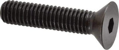 Holo-Krome - 3/8-16 UNC Hex Socket Drive, 82° Flat Screw - Alloy Steel, Black Oxide Finish, Fully Threaded, 1-3/4" OAL - Makers Industrial Supply