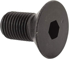 Holo-Krome - 3/8-24 UNF Hex Socket Drive, 82° Flat Screw - Alloy Steel, Black Oxide Finish, Fully Threaded, 3/4" OAL - Makers Industrial Supply