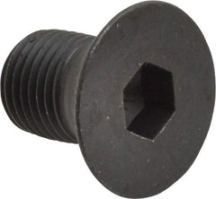 Holo-Krome - 1/2-20 UNF Hex Socket Drive, 82° Flat Screw - Alloy Steel, Black Oxide Finish, Fully Threaded, 3/4" OAL - Makers Industrial Supply