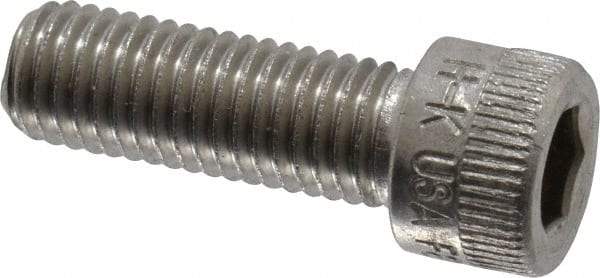 Holo-Krome - 1/4-28 UNF Hex Socket Drive, Socket Cap Screw - Grade 18-8 Stainless Steel, Uncoated, Fully Threaded, 3/4" Length Under Head - Makers Industrial Supply