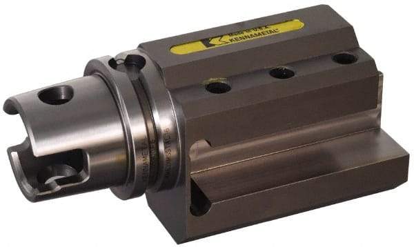 Kennametal - Left Hand Cut, KM63XMZ Modular Connection, Adapter/Mount Lathe Modular Clamping Unit - Series STAL Straight Side Mount - Exact Industrial Supply