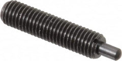 Gibraltar - 1/4-28, 1" Thread Length, 3/16" Plunger Projection, Steel Threaded Spring Plunger - 0.118" Max Plunger Diam, 1" Plunger Length, 3 Lb Init End Force, 13 Lb Final End Force - Makers Industrial Supply