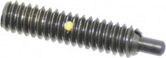 Gibraltar - 1/4-20, 1" Thread Length, 3/16" Plunger Projection, Steel Threaded Spring Plunger - 0.118" Max Plunger Diam, 1" Plunger Length, 1 Lb Init End Force, 4 Lb Final End Force - Makers Industrial Supply