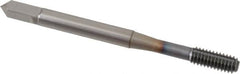 OSG - #8-32 UNC H6 Thread Limit Bottoming Thread Forming Tap - Powdered Metal High Speed Steel, TiCN Finish, 2-1/8" OAL, 3/4" Thread Length, Right Hand Thread, Series EXOTAP NRT - Makers Industrial Supply