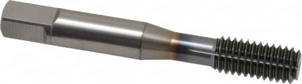 OSG - 3/8-16 UNC H9 Thread Limit Bottoming Thread Forming Tap - Powdered Metal High Speed Steel, TiCN Finish, 2-15/16" OAL, 1-1/4" Thread Length, Right Hand Thread, Series EXOTAP NRT - Makers Industrial Supply