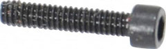 Holo-Krome - #1-72 UNF Hex Socket Drive, Socket Cap Screw - Alloy Steel, Black Oxide Finish, Fully Threaded, 3/8" Length Under Head - Makers Industrial Supply