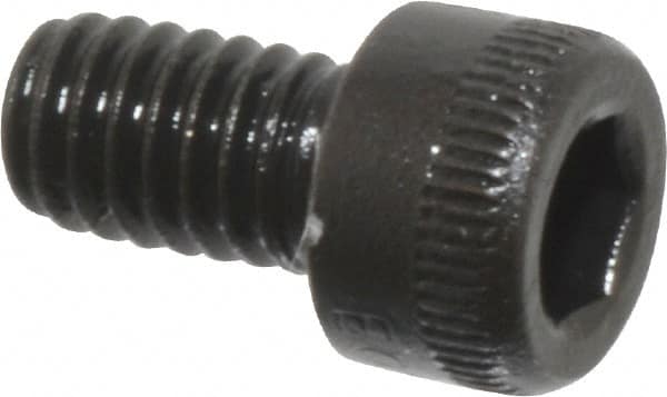 Holo-Krome - #6-40 UNF Hex Socket Drive, Socket Cap Screw - Alloy Steel, Black Oxide Finish, Fully Threaded, 1/4" Length Under Head - Makers Industrial Supply