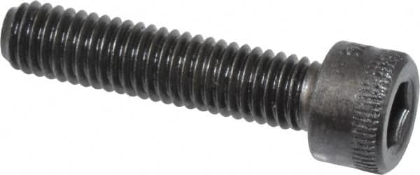 Holo-Krome - #10-32 UNF Hex Socket Drive, Socket Cap Screw - Alloy Steel, Black Oxide Finish, Fully Threaded, 7/8" Length Under Head - Makers Industrial Supply