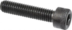 Holo-Krome - #10-32 UNF Hex Socket Drive, Socket Cap Screw - Alloy Steel, Black Oxide Finish, Fully Threaded, 7/8" Length Under Head - Makers Industrial Supply