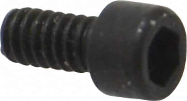 Holo-Krome - #2-56 UNC Hex Socket Drive, Socket Cap Screw - Alloy Steel, Black Oxide Finish, Fully Threaded, 3/16" Length Under Head - Makers Industrial Supply