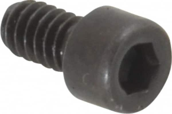 Holo-Krome - #3-48 UNC Hex Socket Drive, Socket Cap Screw - Alloy Steel, Black Oxide Finish, Fully Threaded, 3/16" Length Under Head - Makers Industrial Supply