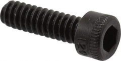 Holo-Krome - #4-40 UNC Hex Socket Drive, Socket Cap Screw - Alloy Steel, Black Oxide Finish, Fully Threaded, 3/8" Length Under Head - Makers Industrial Supply