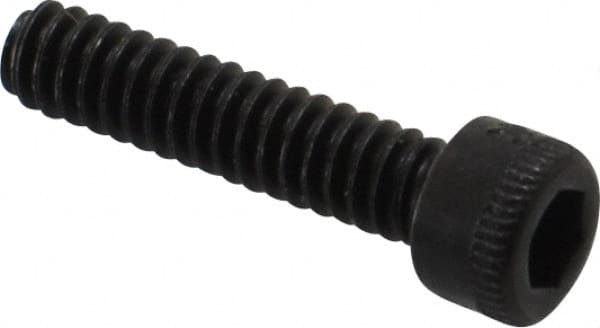 Holo-Krome - #4-40 UNC Hex Socket Drive, Socket Cap Screw - Alloy Steel, Black Oxide Finish, Fully Threaded, 1/2" Length Under Head - Makers Industrial Supply