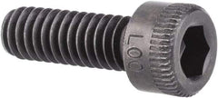 Holo-Krome - #8-32 UNC Hex Socket Drive, Socket Cap Screw - Alloy Steel, Black Oxide Finish, Fully Threaded, 1/2" Length Under Head - Makers Industrial Supply