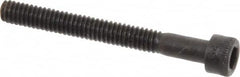 Holo-Krome - #8-32 UNC Hex Socket Drive, Socket Cap Screw - Alloy Steel, Black Oxide Finish, Partially Threaded, 1-1/2" Length Under Head - Makers Industrial Supply